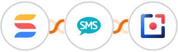 SmartSuite + Burst SMS + Tomba Integration