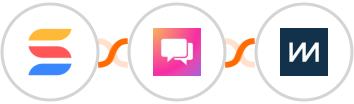 SmartSuite + ClickSend SMS + ChartMogul Integration