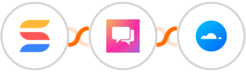 SmartSuite + ClickSend SMS + Mailercloud Integration
