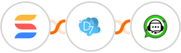 SmartSuite + D7 SMS + WhatsGrow Integration