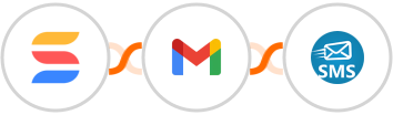 SmartSuite + Gmail + sendSMS Integration