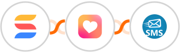 SmartSuite + Heartbeat + sendSMS Integration