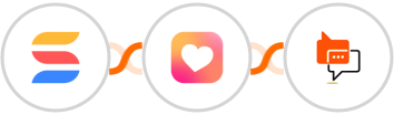 SmartSuite + Heartbeat + SMS Online Live Support Integration