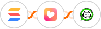 SmartSuite + Heartbeat + WhatsGrow Integration