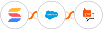 SmartSuite + Salesforce Marketing Cloud + SMS Online Live Support Integration
