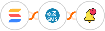 SmartSuite + sendSMS + Push by Techulus Integration