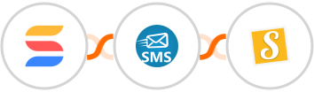 SmartSuite + sendSMS + Stannp Integration