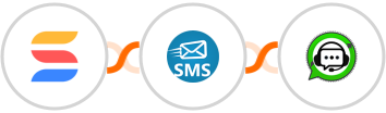 SmartSuite + sendSMS + WhatsGrow Integration