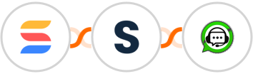 SmartSuite + Shopia + WhatsGrow Integration
