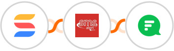 SmartSuite + SMS Alert + Flock Integration