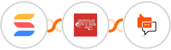 SmartSuite + SMS Alert + SMS Online Live Support Integration