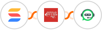 SmartSuite + SMS Alert + WhatsRise Integration