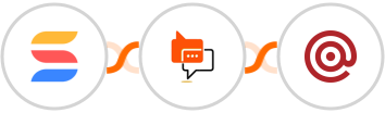 SmartSuite + SMS Online Live Support + Mailgun Integration