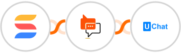 SmartSuite + SMS Online Live Support + UChat Integration