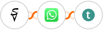 Socially Versed + WhatsApp + Teachable Integration
