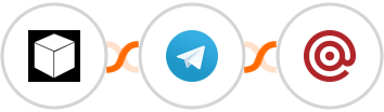 Spacecrate + Telegram + Mailgun Integration