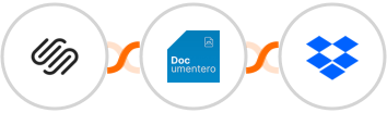 Squarespace + Documentero + Dropbox Integration