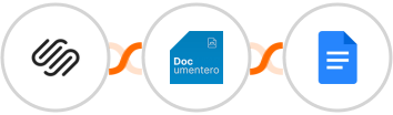 Squarespace + Documentero + Google Docs Integration