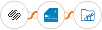Squarespace + Documentero + Zoho Workdrive Integration