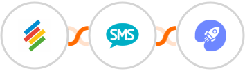 Stackby + Burst SMS + WiserNotify Integration
