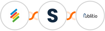 Stackby + Shopia + Publit.io Integration
