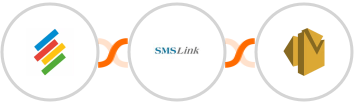 Stackby + SMSLink  + Amazon SES Integration