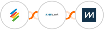 Stackby + SMSLink  + ChartMogul Integration