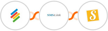 Stackby + SMSLink  + Stannp Integration