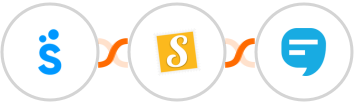 Sympla + Stannp + SimpleTexting Integration