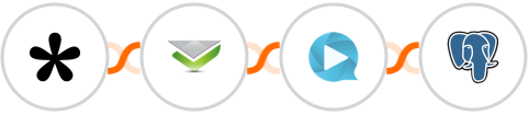 Tally + Verifalia + WebinarGeek + PostgreSQL Integration