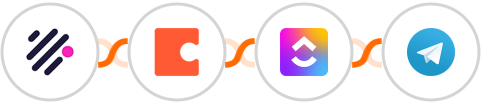 Teamwork CRM + Coda + ClickUp + Telegram Integration