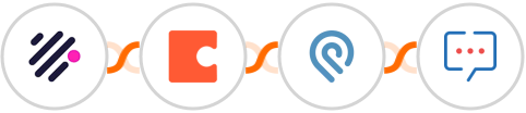 Teamwork CRM + Coda + Podio + Zoho Cliq Integration