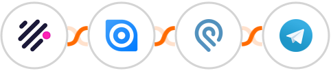 Teamwork CRM + Ninox + Podio + Telegram Integration