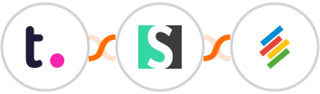 Teamwork + Short.io + Stackby Integration