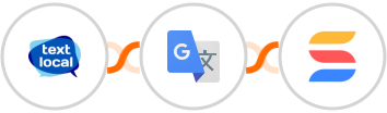 Textlocal + Google Translate + SmartSuite Integration
