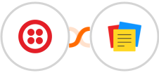 Twilio + Zoho Notebook Integration