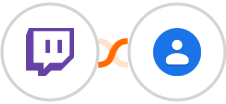 Twitch + Google Contacts Integration