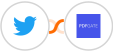 Twitter + PDFGate Integration