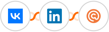 Vk.com + LinkedIn + Curated Integration
