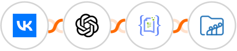 Vk.com + OpenAI Whisper + Crove + Zoho Workdrive Integration