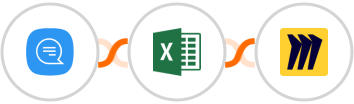 Wassenger + Microsoft Excel + Miro Integration