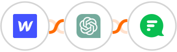 Webflow + ChatGPT + Flock Integration
