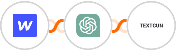 Webflow + ChatGPT + Textgun SMS Integration