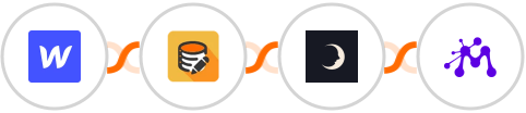 Webflow + Data Modifier + Sniffmail + Moxie Integration