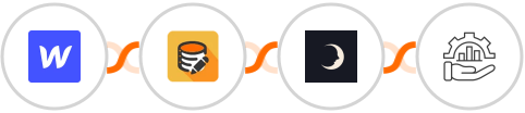 Webflow + Data Modifier + Sniffmail + Projekly – Project Management, CRM, HR & Invo Integration
