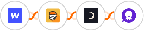 Webflow + Data Modifier + Sniffmail + PulpoChat Integration