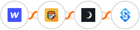 Webflow + Data Modifier + Sniffmail + Sakari SMS Integration