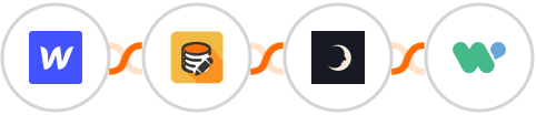 Webflow + Data Modifier + Sniffmail + WaliChat  Integration