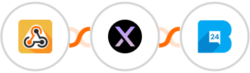 Webhook / API Integration + AgentX + Bulk24SMS Integration