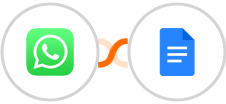 WhatsApp + Google Docs Integration